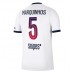 Paris Saint-Germain Marquinhos #5 Venkovní Dres 2026-27 Krátkým Rukávem Paris Saint-Germain Marquinhos #5 Venkovní Dres 2026-27 Krátkým Rukávem